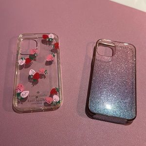 Kate Spade iPhone 12 Mini Phone Cases (Set of 2) 🍓✨